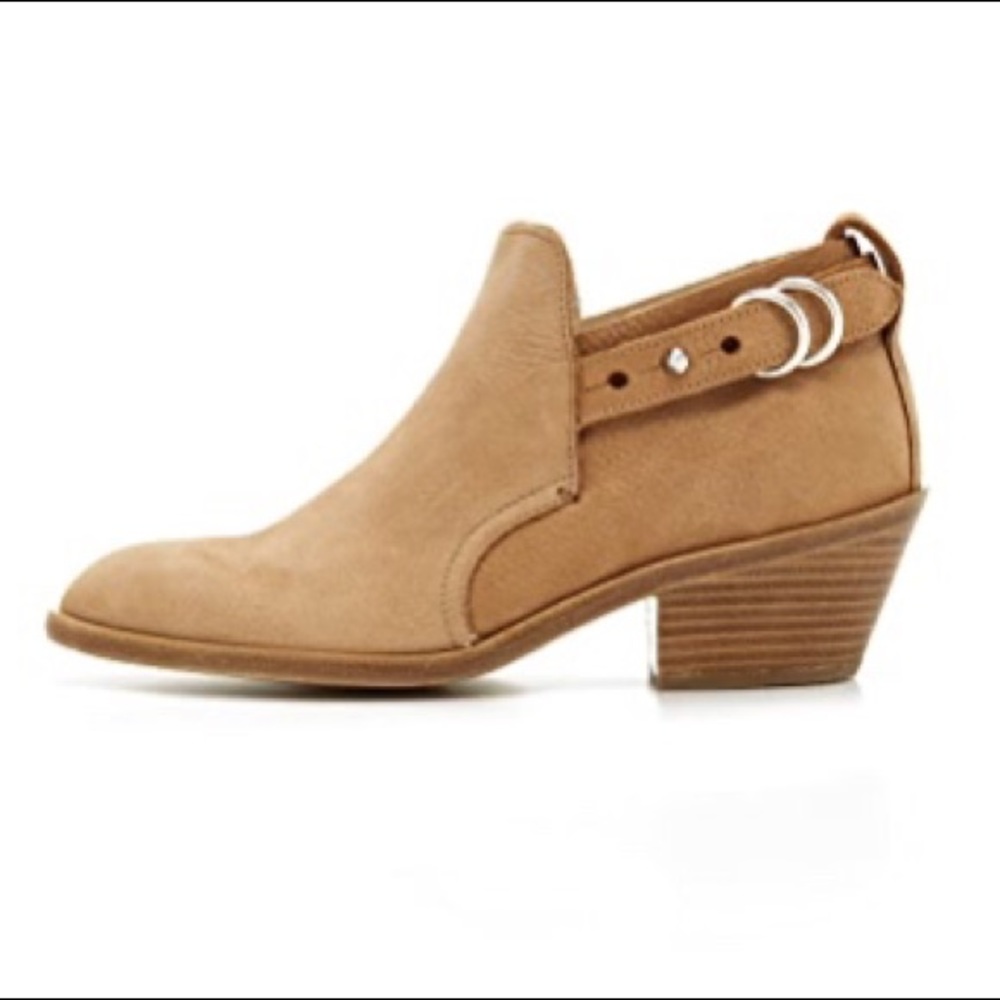 rag & bone Sullivan Nubuck Ankle Booties 38 1/2